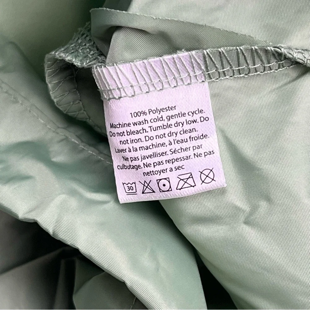 Bala Green Windbreaker Lightweight Jacket Half-Zip Anorak Womens Size L / XL NEW